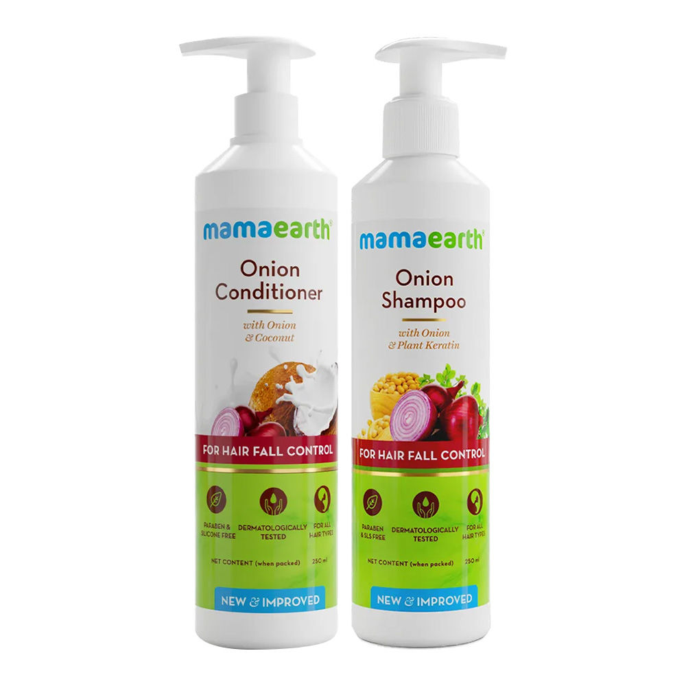 Mamaearth Onion Shampoo + Conditioner