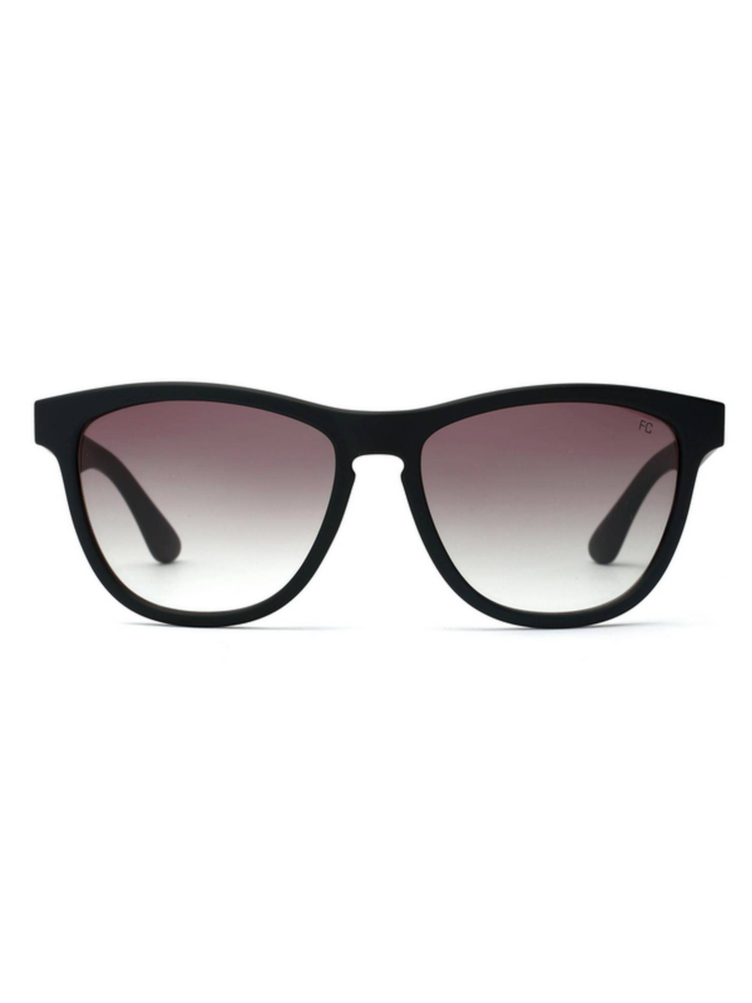 French Connection Unisex UV Protected Square Grey Lens Sunglasses (55)