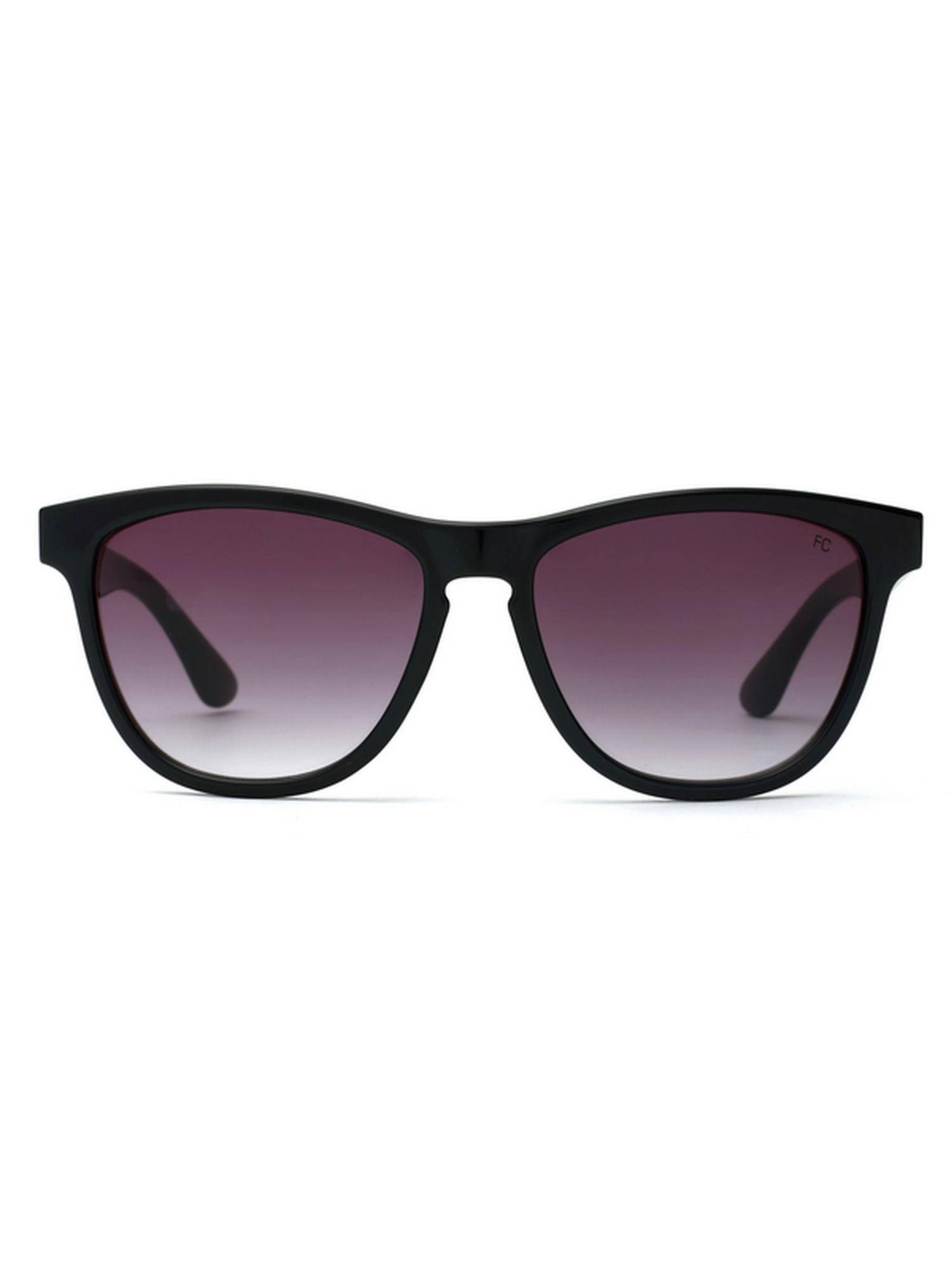 French Connection Unisex UV Protected Square Grey Lens Sunglasses (55)