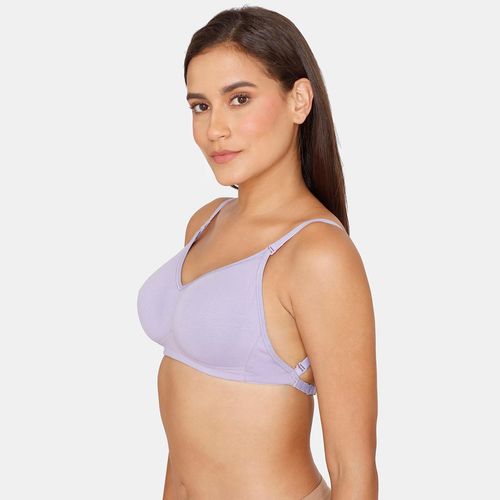 Buy Zivame Beautiful Basics Padded Non Wired 3/4th Coverage Backless Bra -  Violet Tulip at Rs.500 online