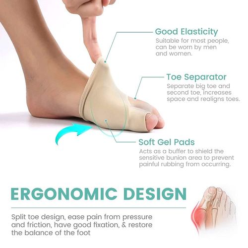Bronson Professional Toe Spacer, Toe Separator, Hammer Toe Corrector & Toe  Straightener