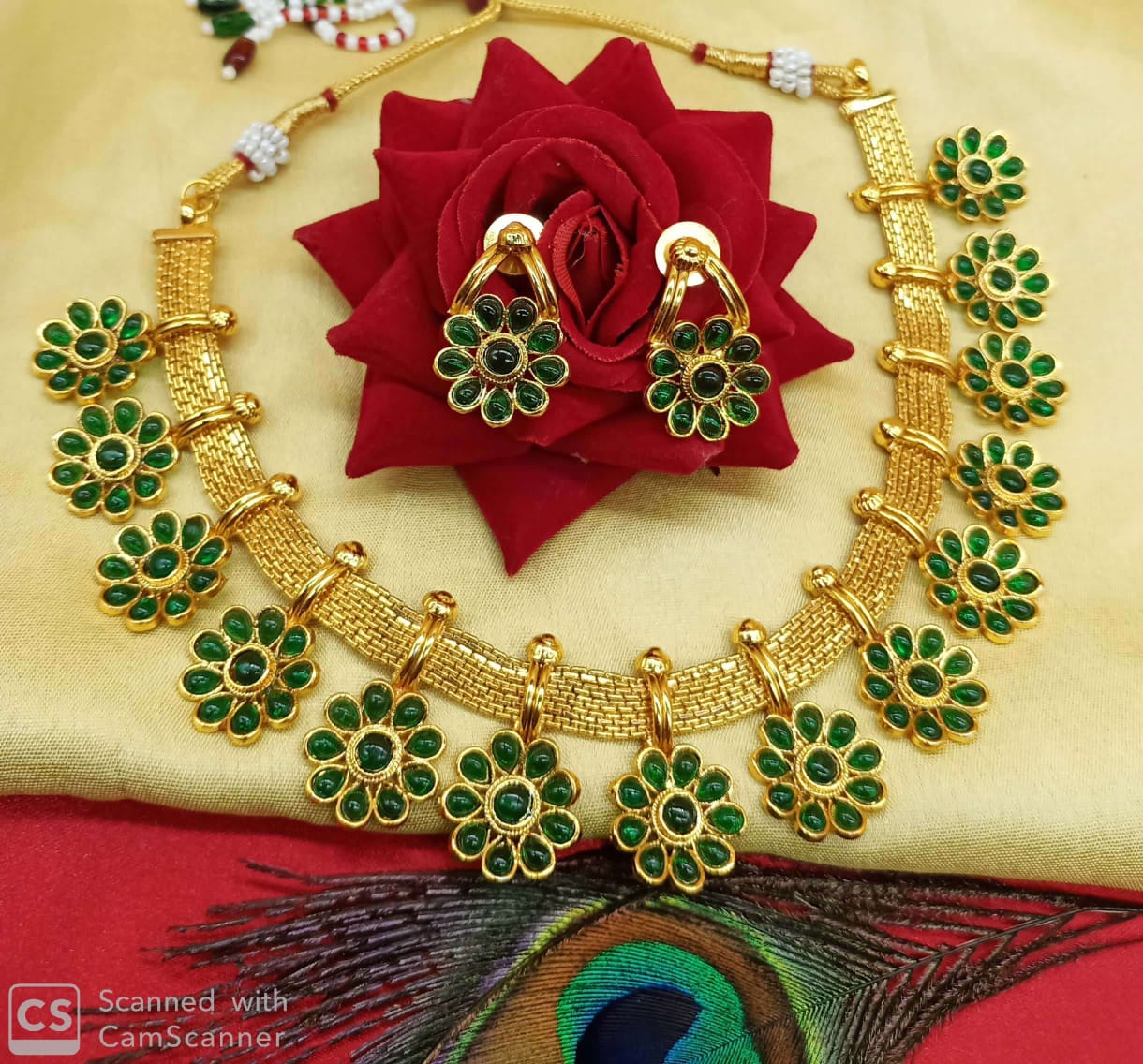 Anika's Creation Exclusive Temple Collection Jewellery Set for Women Buy Anika's Creation