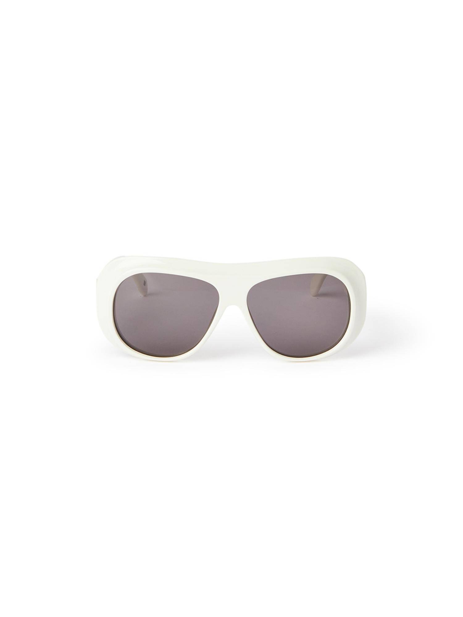 Palm Angels White Acetate Sunglasses Peri103S2510107 (50)