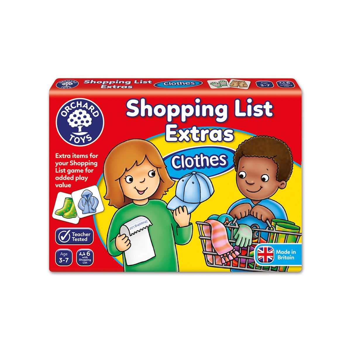 Orchard Toys Shopping List Extras - Clothes - Multi-Color (Free Size)