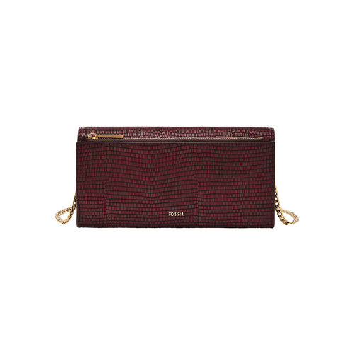 Buy Fossil Penrose Burgundy Clutch ZB1941243 (M) Online
