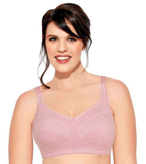 Enamor Lingerie : Enamor MT02 Sectioned Lift & Support Nursing Bra-  Non-Padded, Wirefree & High Coverage - Nude Online