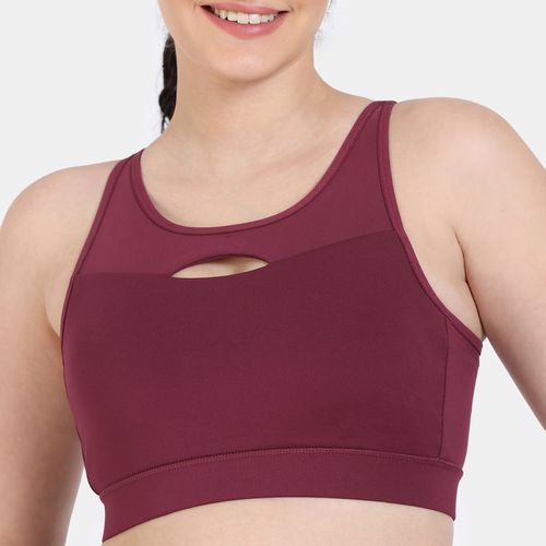Buy Zivame Zelocity Quick Dry Sports Bra with Removable Padding