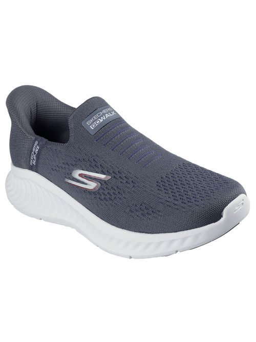 Running Shoes Skechers Go Walk Mens Grey Skechers Men Charcoal