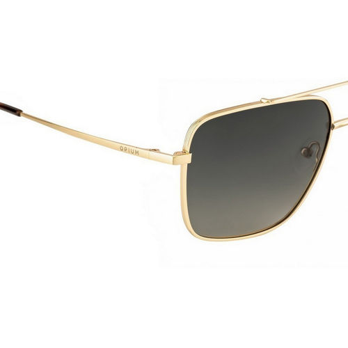 Buy Opium Eyewear Men Green Rectangular Sunglasses with Polarized