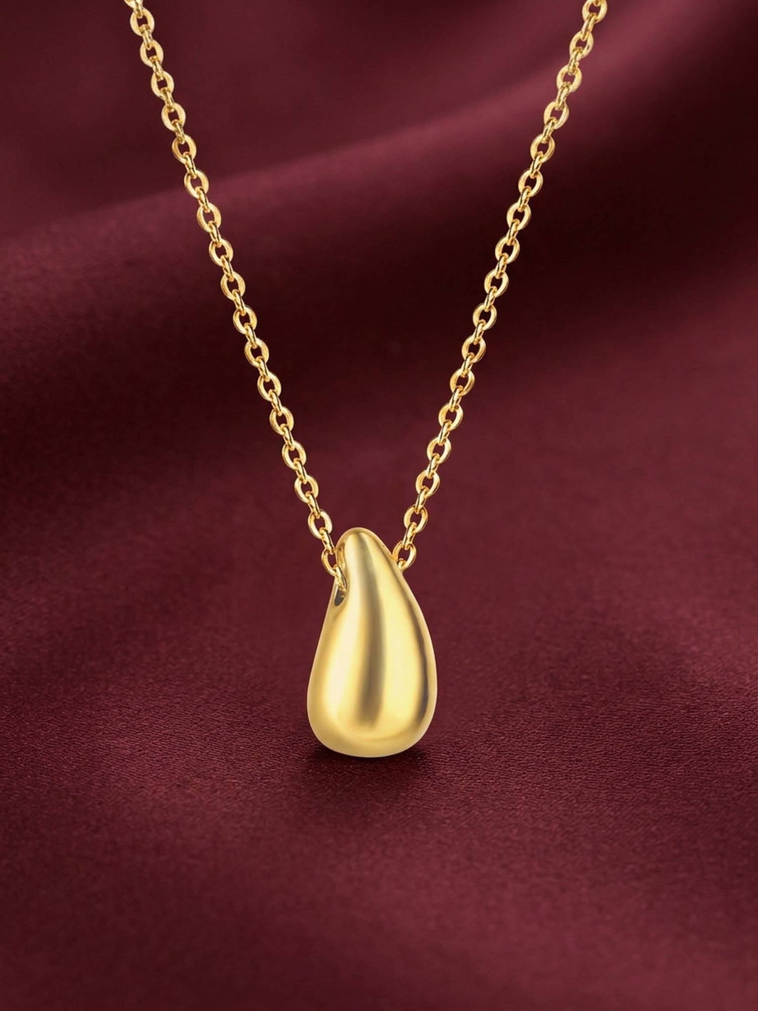 ELRA Gold 18K Gold Plated Golden Dew Necklace