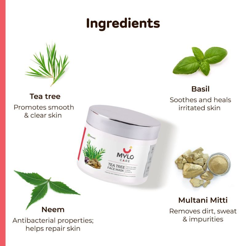 Buy Mylo Care Tea Tree Face Mask Online