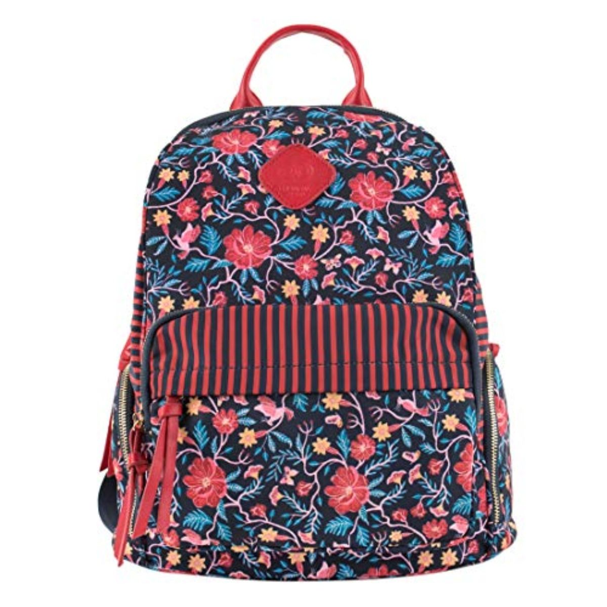 Buy Sakwoods Blue Canvas Printed, Floral BackPack for Women, LB100BF Online  at Best Prices in India - JioMart.