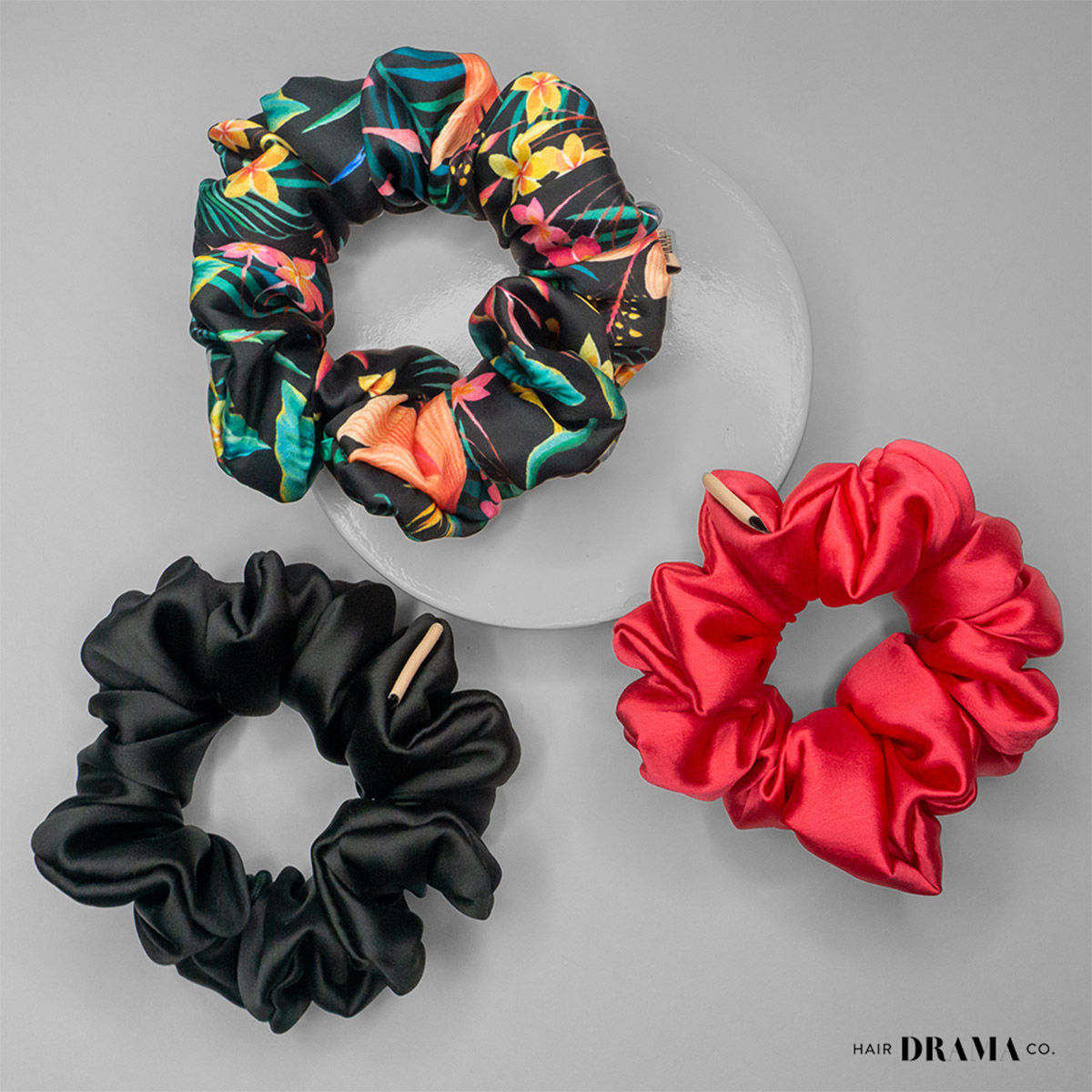 Satin silk hair scrunchies for women stylish at Rs 33/piece, Hair  Scrunchies in Manjeri