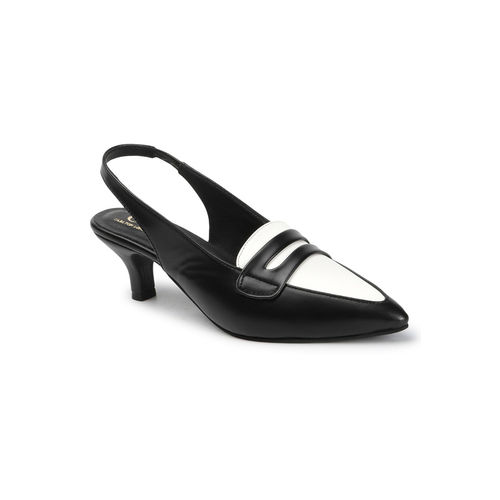 Buy Carlton London Black Pointed Toe Casual Women Kitten Heels Online