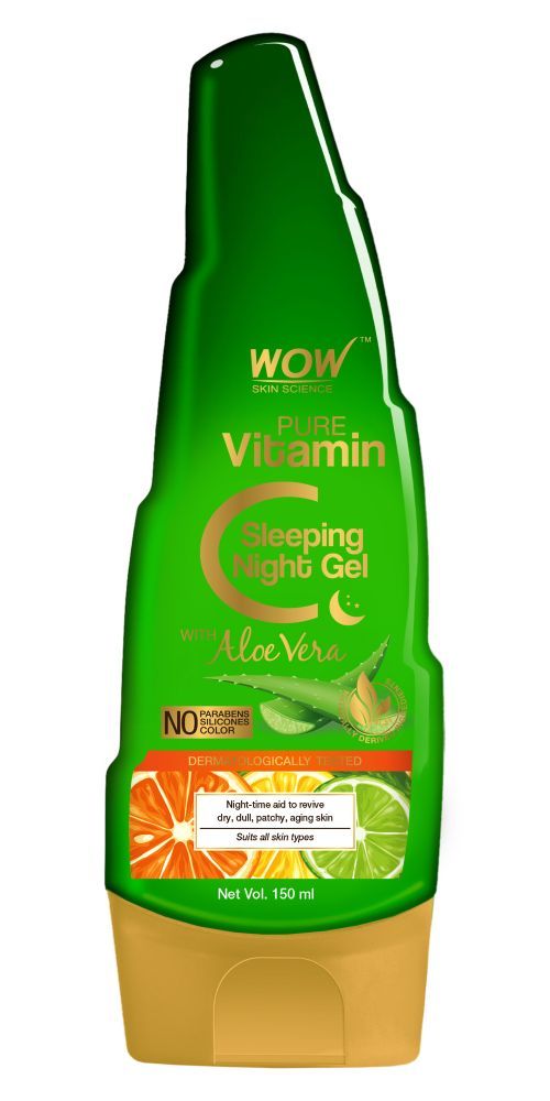 WOW Skin Science Pure Vitamin C Sleeping Night Gel with Aloe Vera