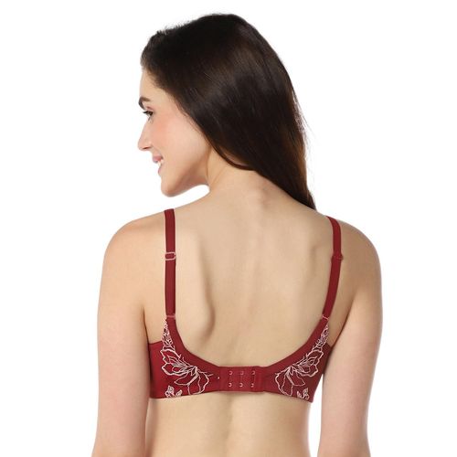 Buy AMANTE Crimson Women's Solid Non Padded Non Wired Full