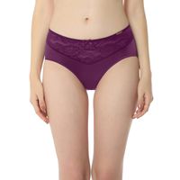 Amante Solid Low Rise Three-Fourth Coverage Hipster Panties (Pack of  3),Size -S