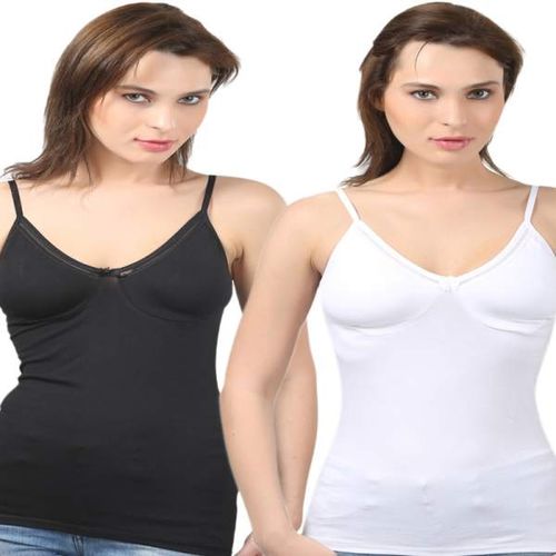 Bodycare Shelf Bra Camisole In Black White Color Pack Of 2 Buy Bodycare Shelf Bra Camisole In Black White Color Pack Of 2 Online At Best Price In India Nykaa