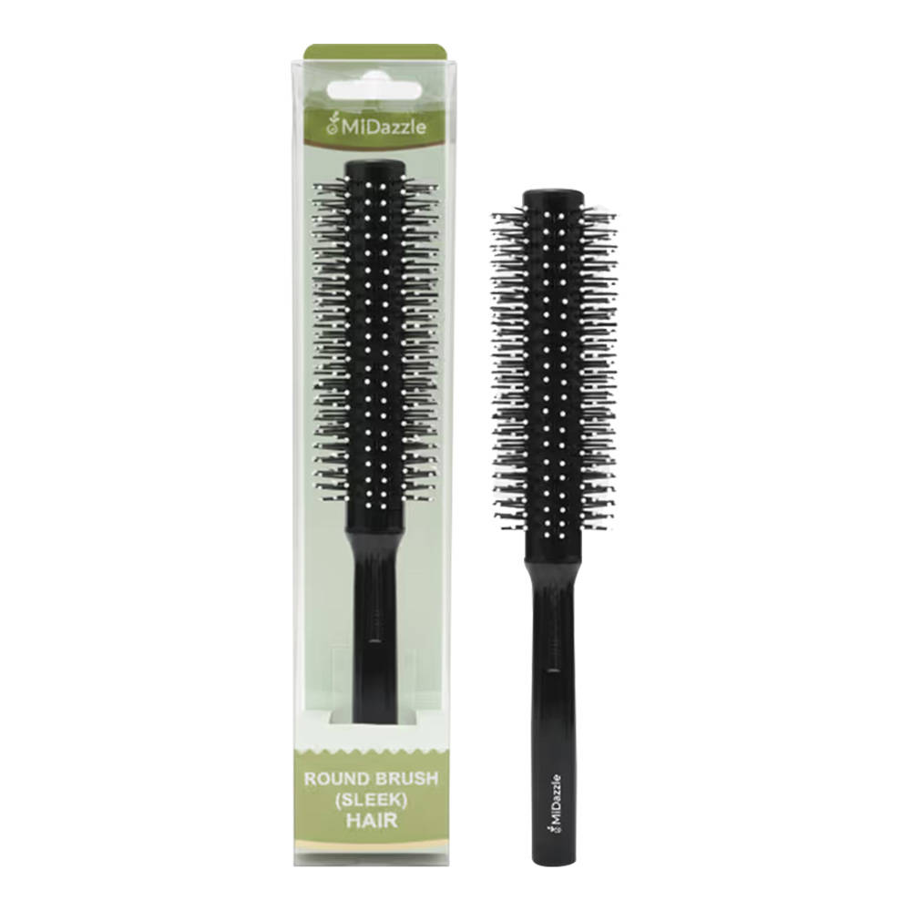 Midazzle Round Hair Brush Round Hair Brush With Heat Resistant - Design 2