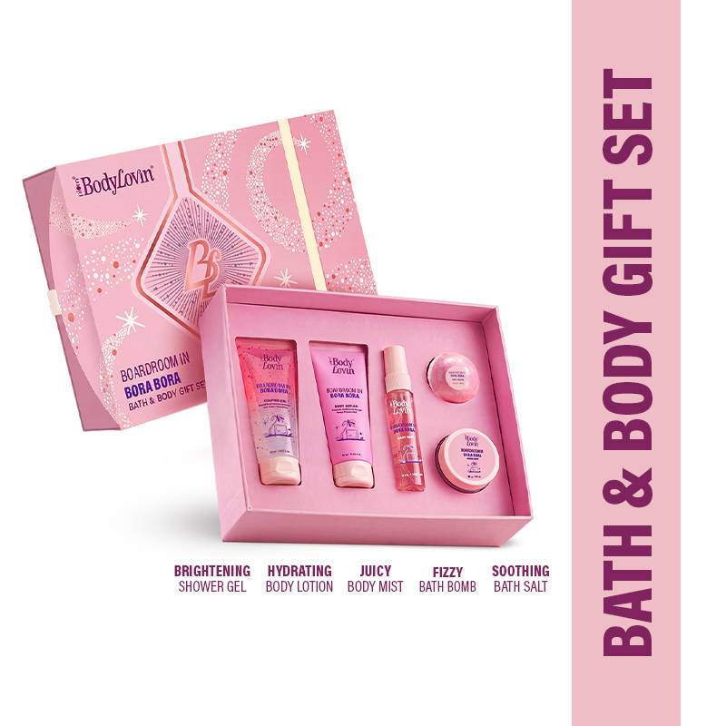 Plum Bodylovin' Boardroom In Bora Bath & Body Gift Set