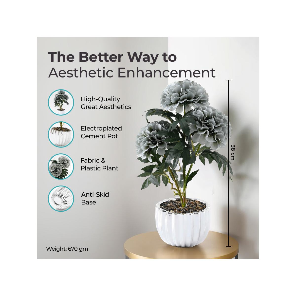 Buy The Better Home Artificial Plants For Home Decor Items With Pot Online
