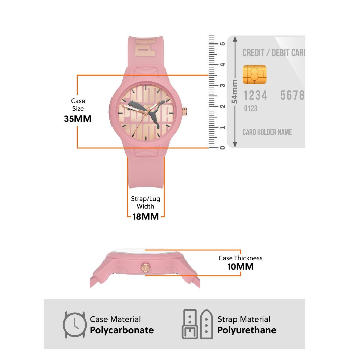 Puma Reset V2 Pink Watch P1071: Buy Puma Reset V2 Pink Watch P1071