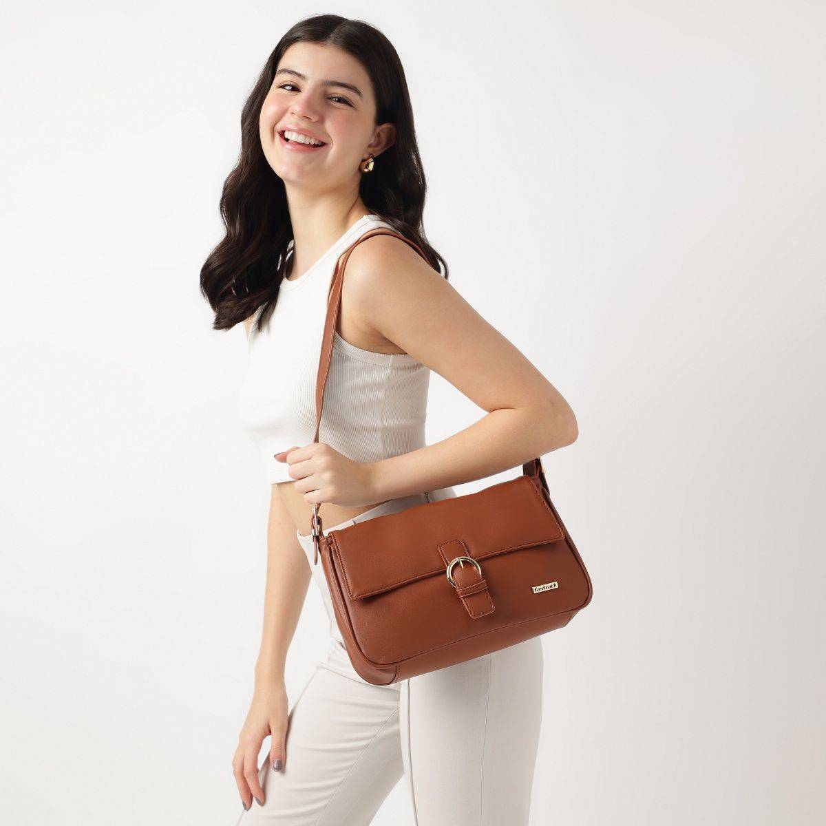 Fastrack Buckle Chic Shoulder for Women