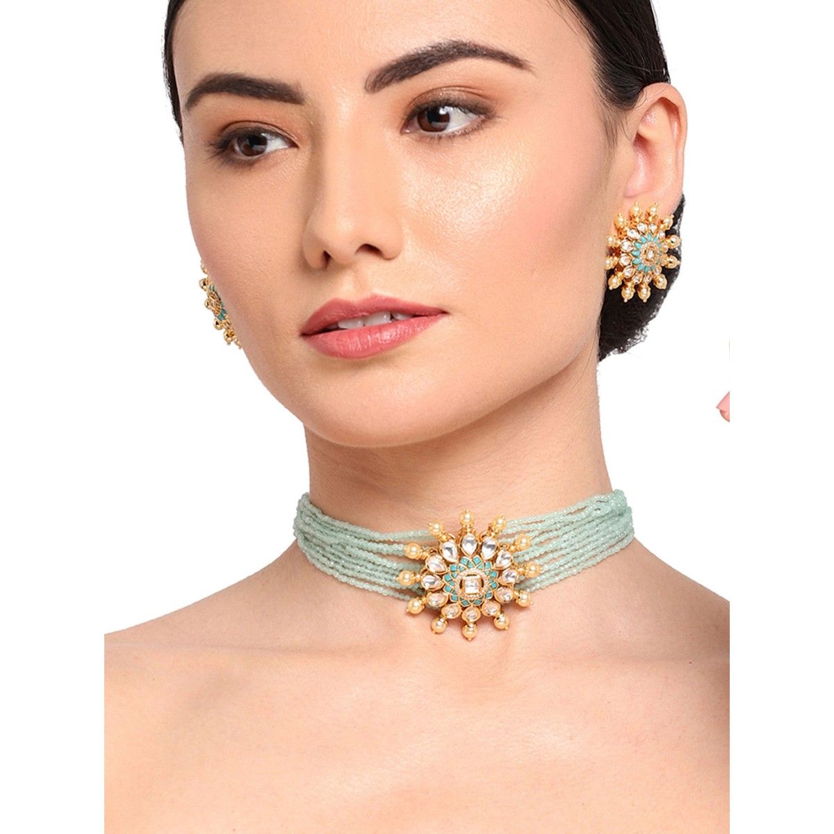 Buy Queen Be Heena Necklace (Set of 2) Online