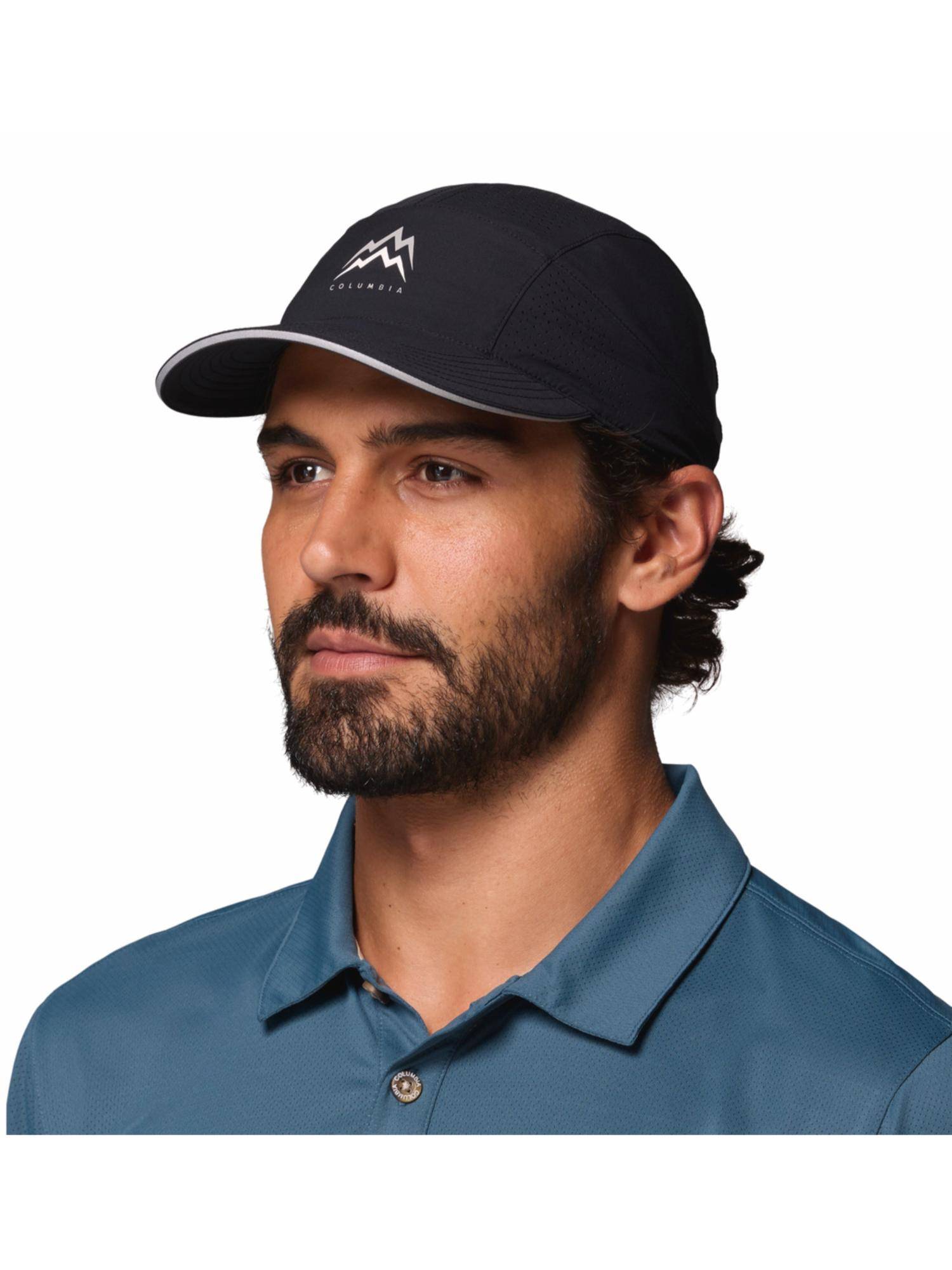 Columbia Unisex Black Omni-Wick Speed Trail Hiking Trekking Cap (One Size)