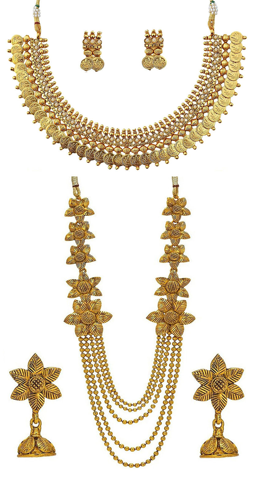 Youbella Fashion Jewellery Stylish Necklace Combo For Girls And Women Buy Youbella Fashion