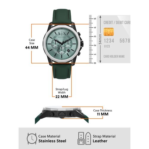 Buy ARMANI EXCHANGE Green Watch Ax1725 Online