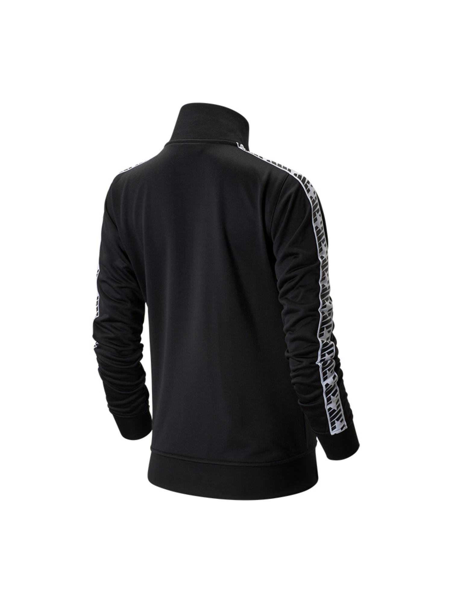 Buy New Balance Black Solid/Plain High Neck Jacket Online