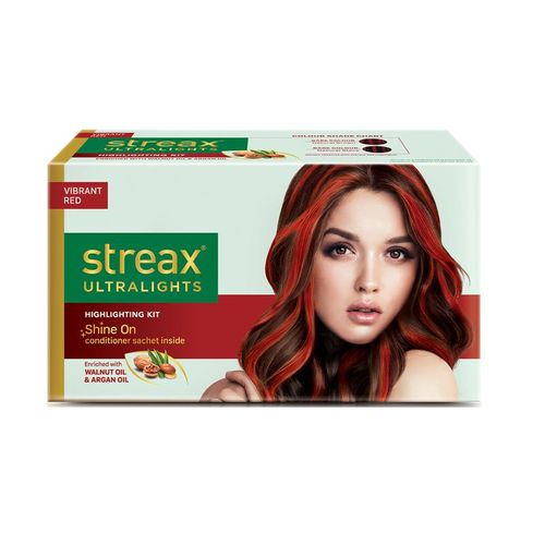 Streax Ultralights Highlighting Kit - Vibrant Red: Buy Streax Ultralights  Highlighting Kit - Vibrant Red Online at Best Price in India | Nykaa