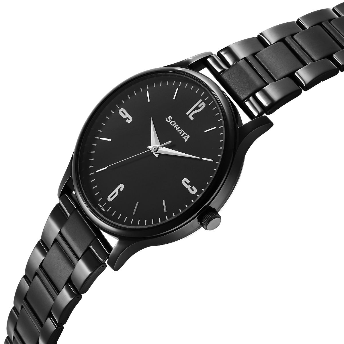 Sonata black online watch