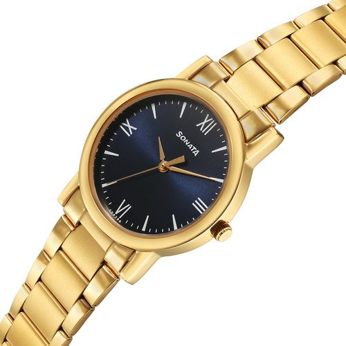Mens Watches Sonata 7987yaa Watch Price Buy Sonata Men Blue - Main Image