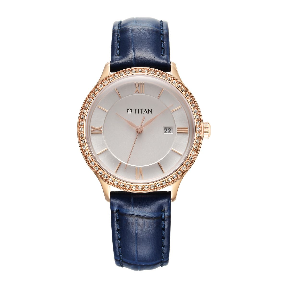 Titan ladies silver online watches