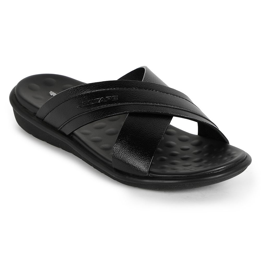 Red Tape Men Black Sandals: Buy Red 