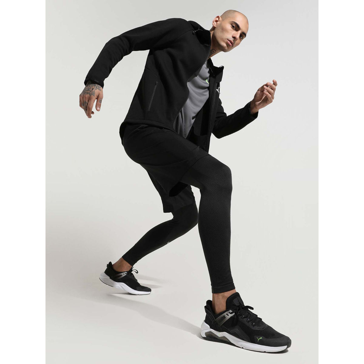 Men's Black Nike Running Tights