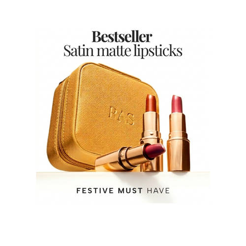 RAS Luxury Oils Lumiere Satin Matte Mini Lipstick Bestellers Set Of 3