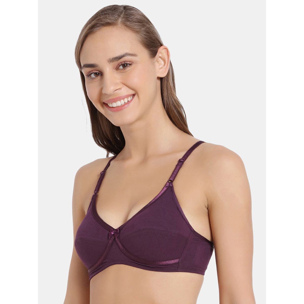 Jockey 1242 Wirefree Non Padded Cotton Elastane Medium Coverage