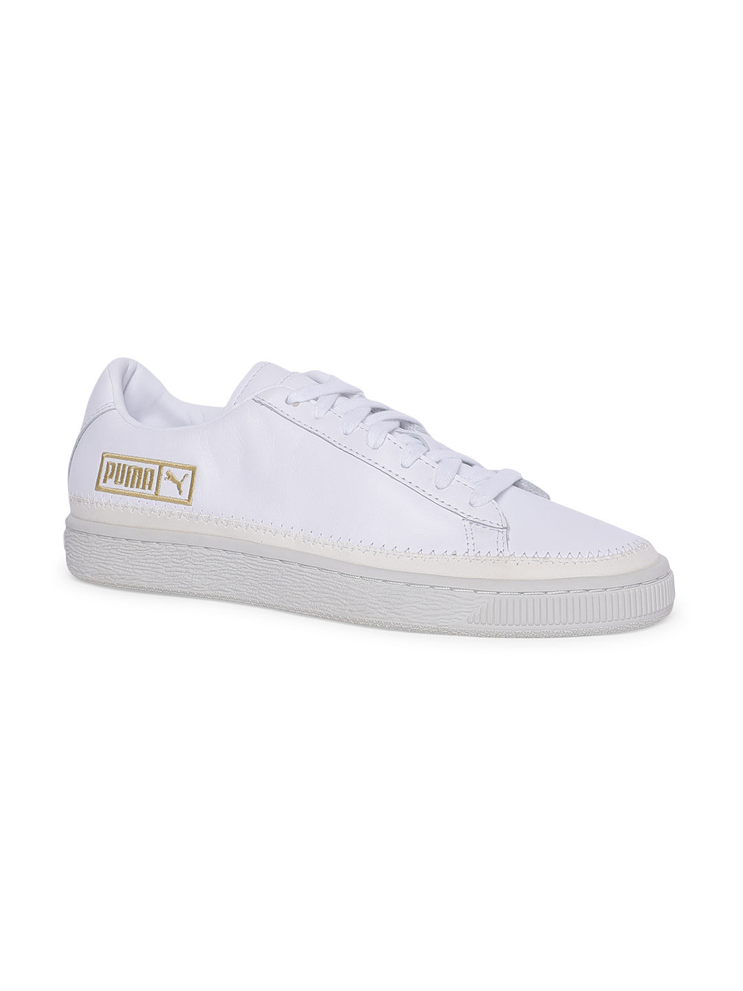 puma basket trim metallic