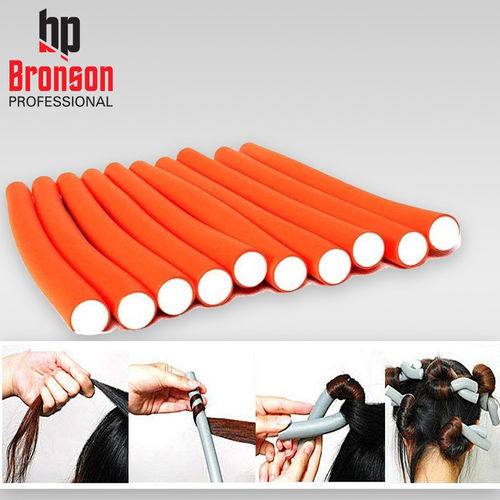 Bronson Professional 10 Pcs Hair Curling Rods Roller Hair Sticks Color  May Vary