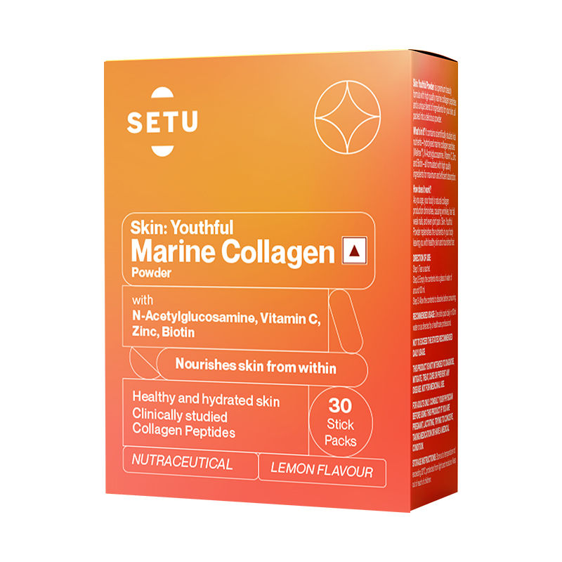 Setu Skin Youthful Collagen Powder Lemon Flavoured Sachets Buy Setu