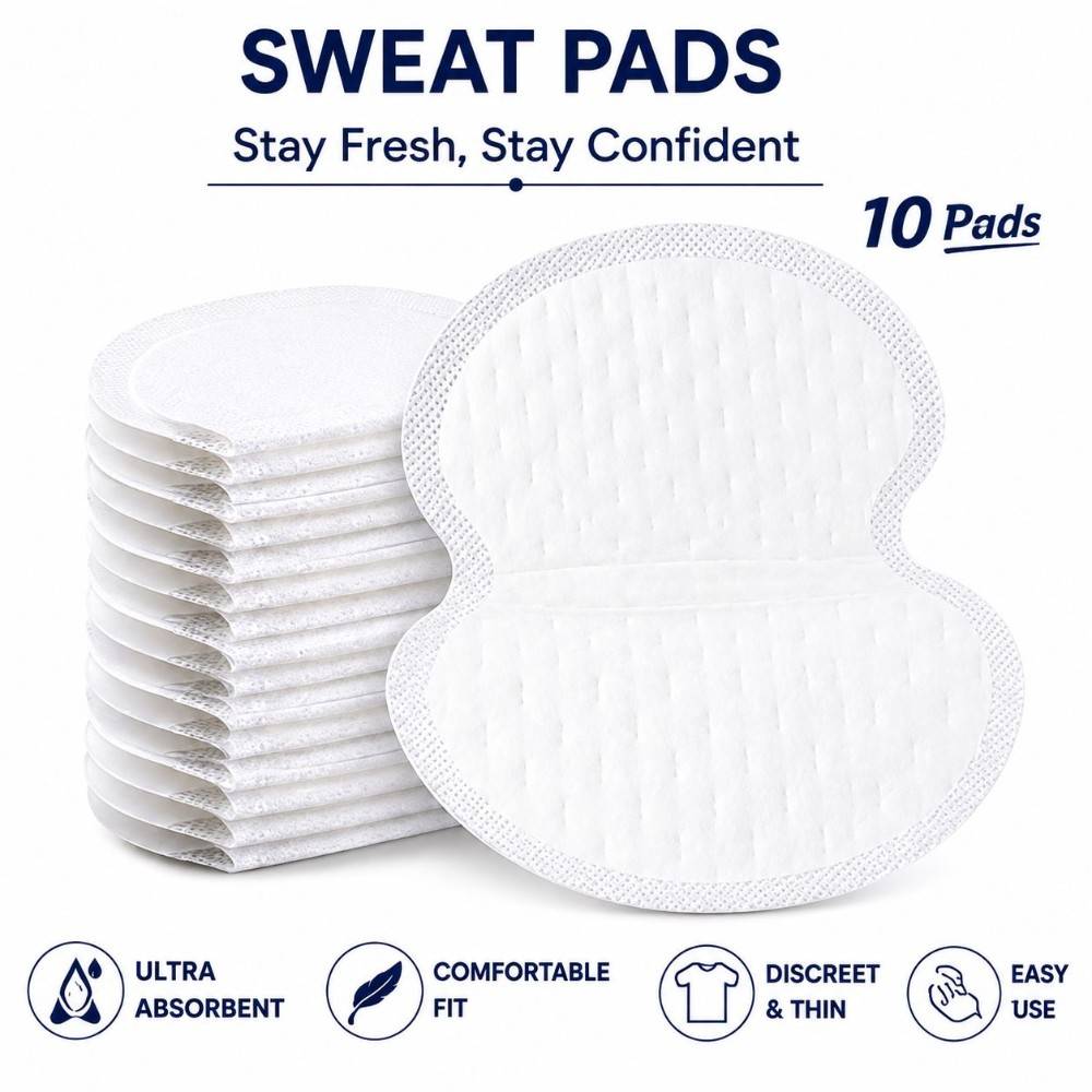 Beautiliss Underarm Sweat Pads Disposable Prevent Stains & Absorb Sweat