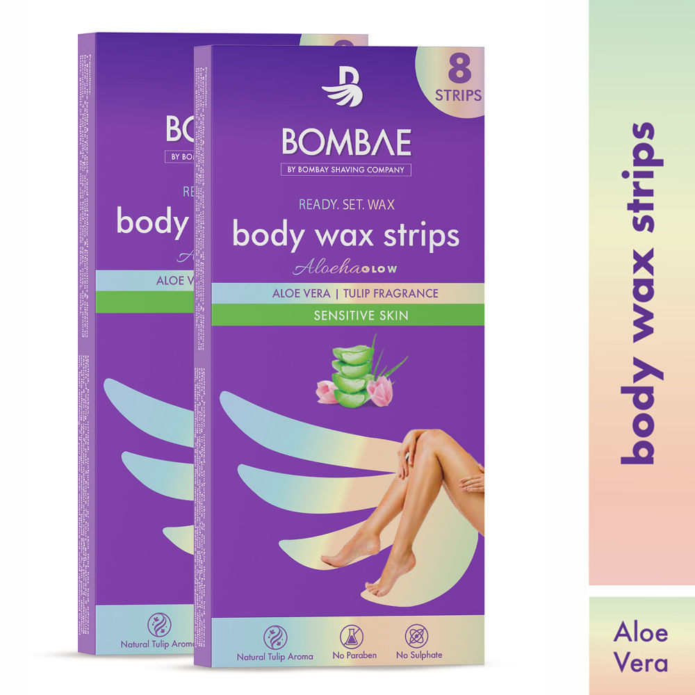 Bombae Women Full Body Wax Strips for Sensitive Skin (Pack of 2) Buy