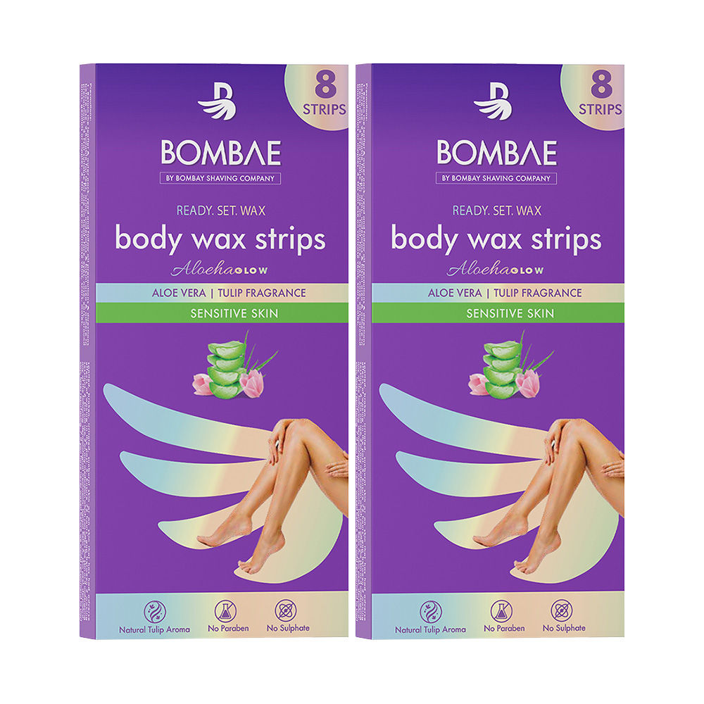 Bombae Women Full Body Wax Strips for Sensitive Skin (Pack of 2) Buy Bombae Women Full Body Wax