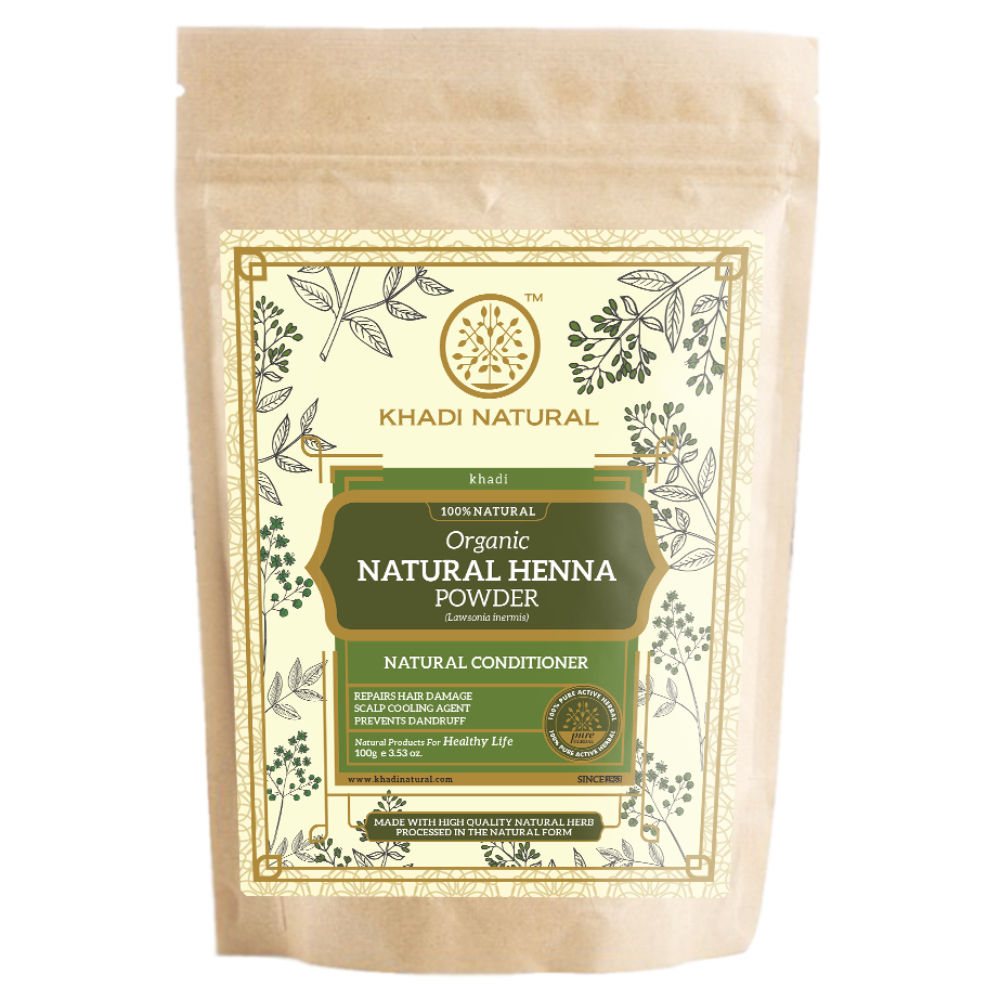 Khadi Natural Organic Natural Henna Powder