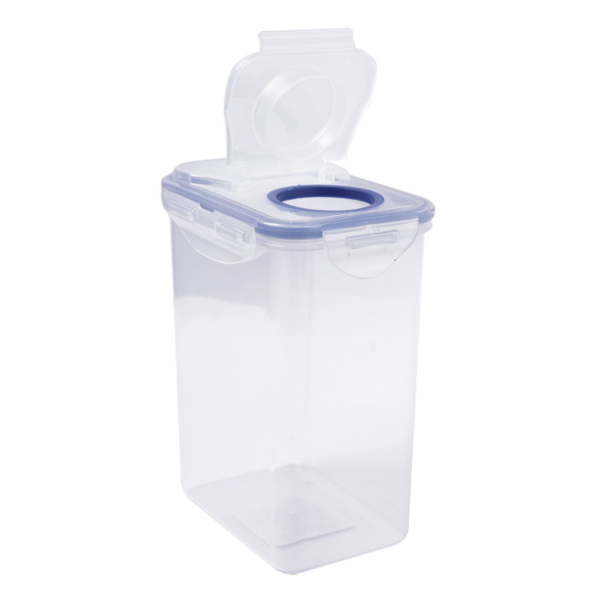 Lock & Lock Plastic Airtight Food Storage Container with Flip Lid, 1.8