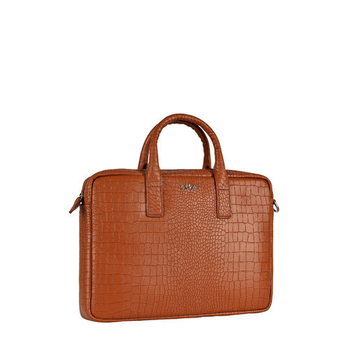 Buy Eske Unisex Martin Tan Printed 13 Vegan Leather Laptop