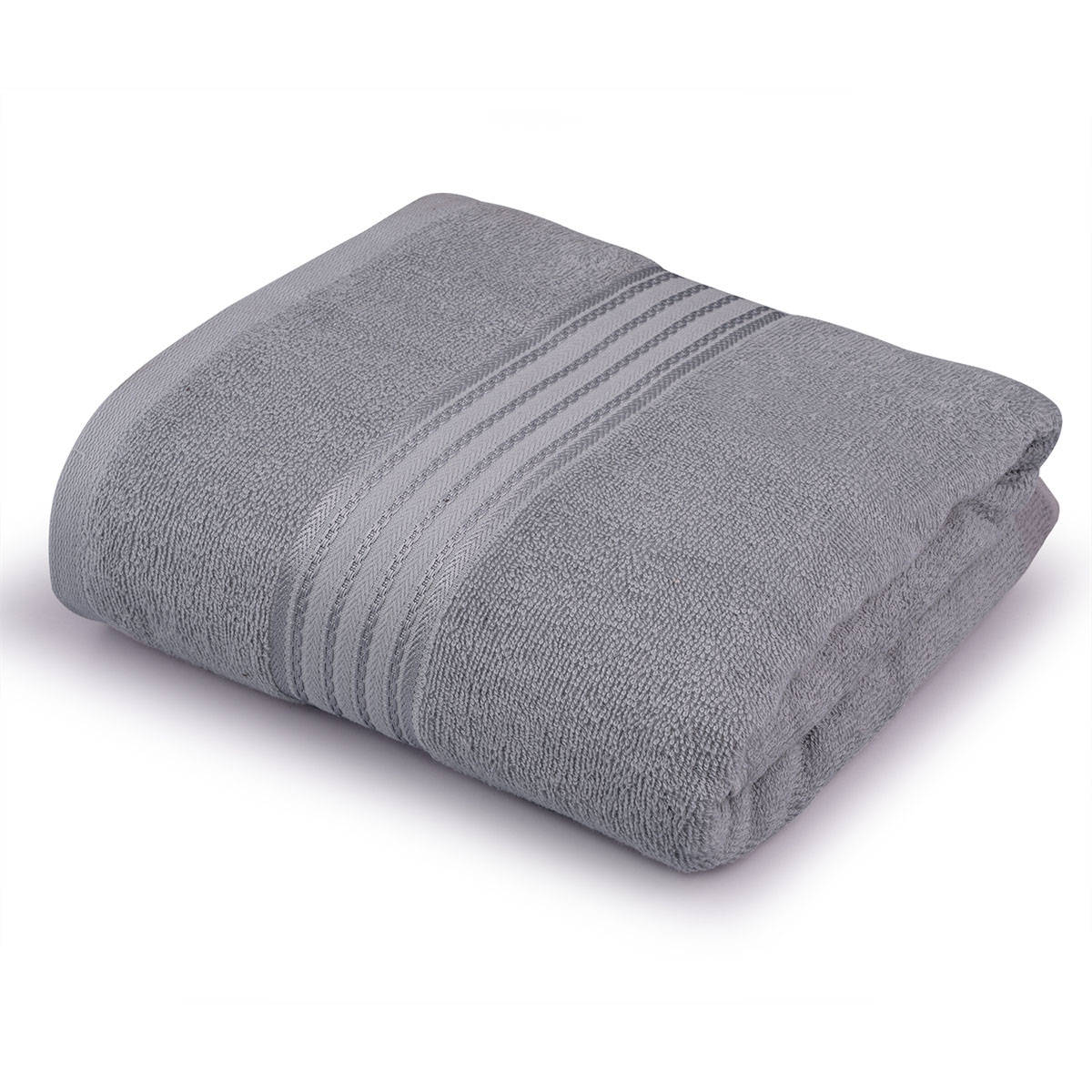 Himeya 100% Cotton Bath Towel 380 Gsm- Grey